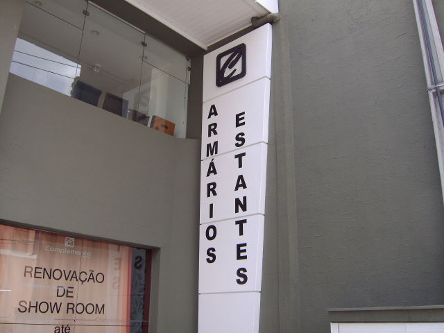 adesivos sinalização externa