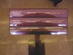  placas sinalização braille com sinalização braille