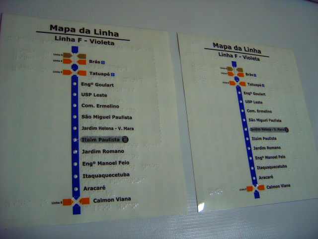 mapa tatil para o metro - linha violeta