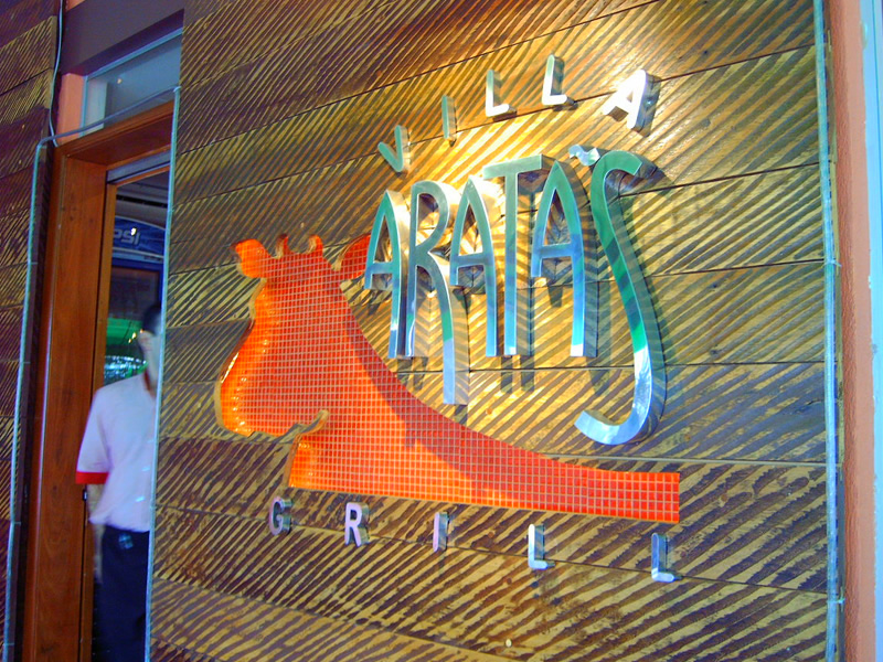 letra caixa Vila aratãs Grill